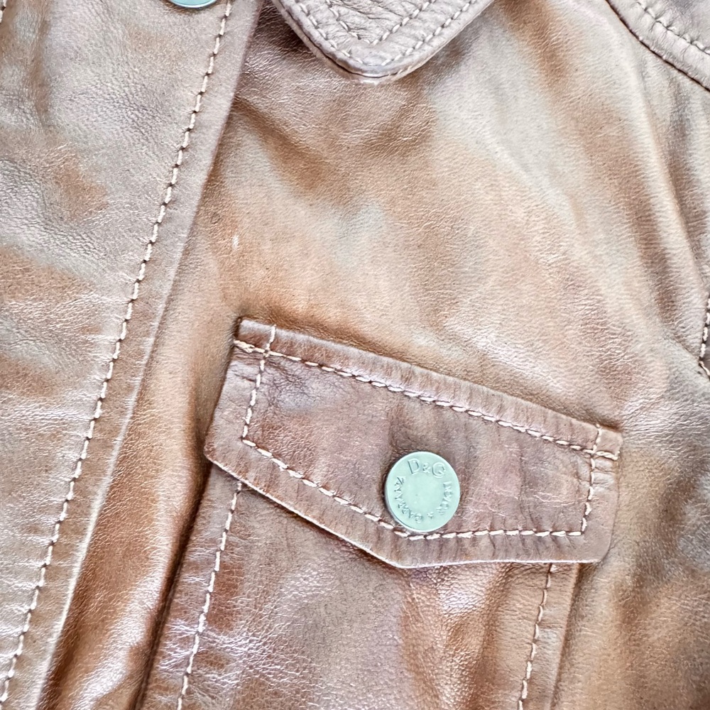 DOLCE & GABBANA Leather Jacket - Picture 6 of 16